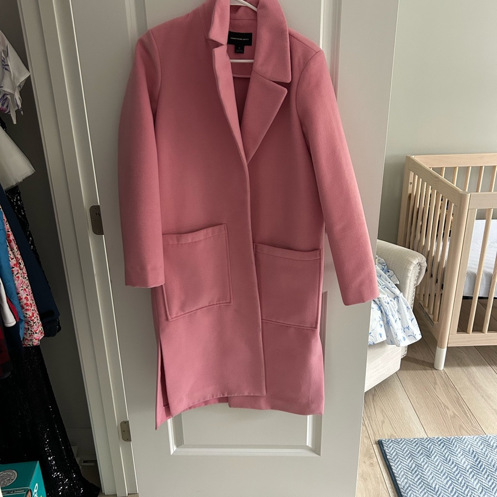 Something Navy Elegant Pink Women's Coat